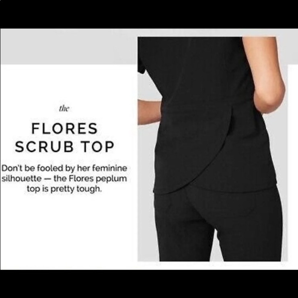 Limited edition figs scrubs FLORES TOP